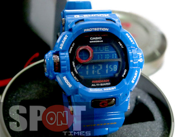 Casio G-Shock Riseman Tough Solar Men's Watch G-9200BL-2 – Spot On