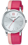 Casio Analog Bicolor Leather Strap Ladies Watch LTP-E133L-4B2
