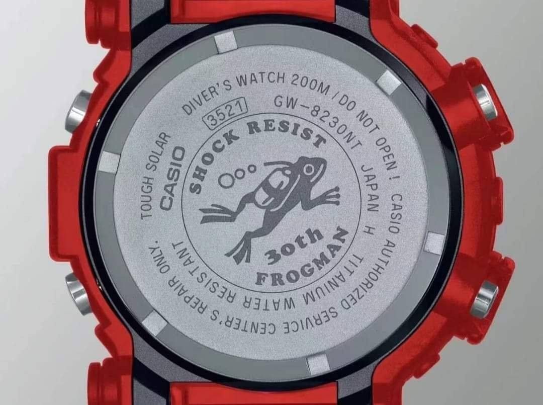 casio g shock frogman 30th anniversary