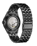Citizen Mechanical Automatic Black Stainless Steel Men's Watch NH8395-77E