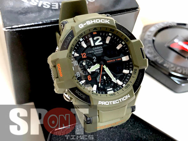 Casio G-Shock Gravitymaster Olive Drab Men's Watch GA-1100KH-3A