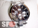 Seiko Perpetual Calendar Kinetic Sapphire Men's Watch SNP003P1