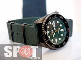 Seiko 5 Automatic 100m Green Nylon Strap Men's Watch SRPD77K1
