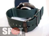 Seiko 5 Automatic 100m Green Nylon Strap Men's Watch SRPD77K1