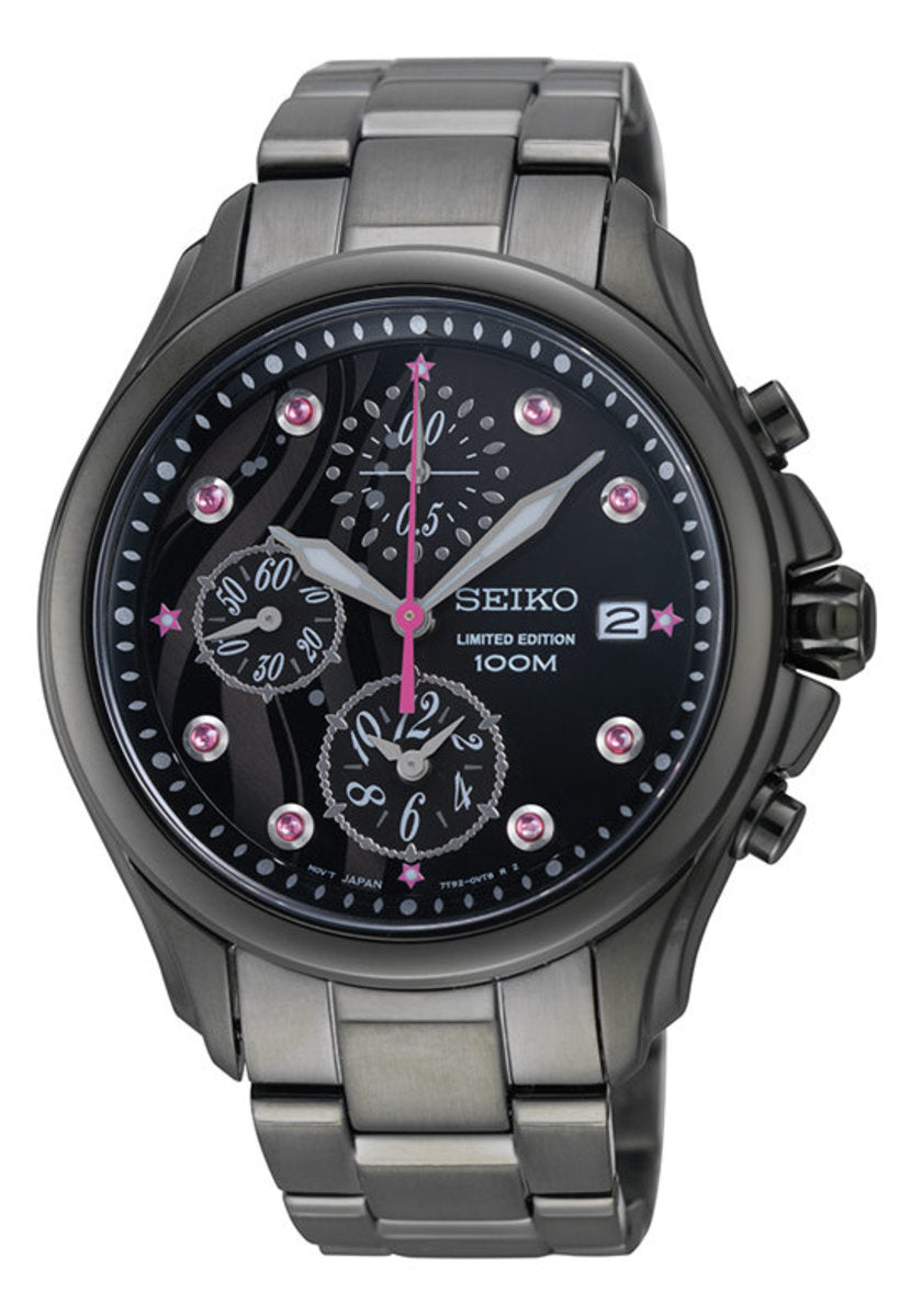 Seiko Criteria Chronograph Quartz Limited Edition Ladies Watch SNDX71P Spot On Times