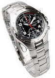 Seiko Chronograph 100m Black Dial Men's Watch SNN137P1
