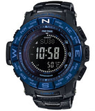 Casio ProTrek Atomic Solar Triple Sensor Black Titanium Watch PRW-3500SYT-1