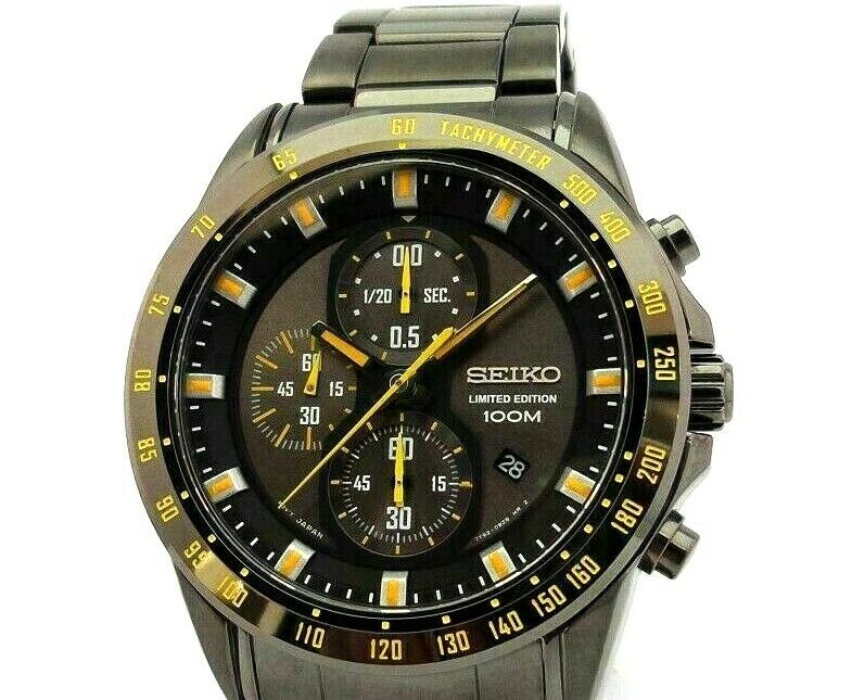 Seiko Criteria Chronograph Stainless Steel Men s Watch SNDF65P1