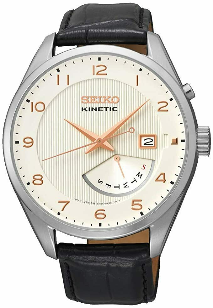 Seiko sales kinetic leather