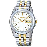 Seiko Quartz White Dial Stainless Steel Men's Watch SGG695P1