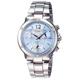 Casio Sheen Blue Dial Stainless Steel Ladies Watch SHN-5002D-2A