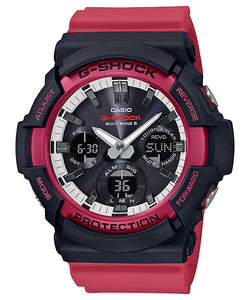 Casio G-Shock Black Red Elegantly Casual Design Men's Watch GAS-100RB-1A