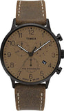 Timex Waterbury Chronograph Leather Strap Men's Watch TW2T28300