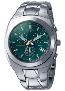 Citizen Eco-Drive Sports Chronograph Stainless Steel Men's Watch AT0070-50L