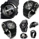 Casio G-Shock Black IP Ana-Digi Men's Watch AWG-M100B-1A