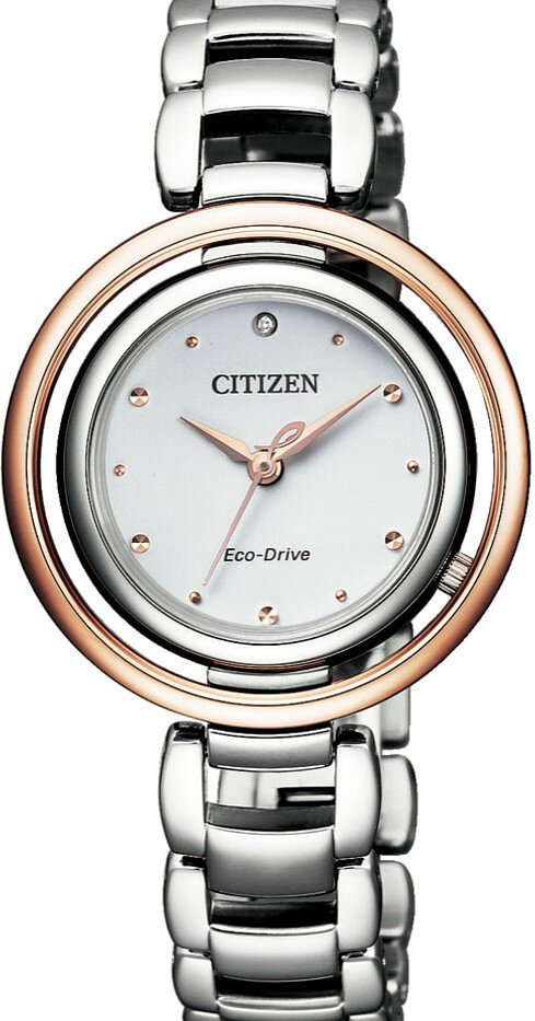 Citizen Eco Drive Stainless Steel Ladies Watch EM0668-83A