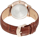 Timex Waterbury Rose Gold Leather Strap Ladies Watch TW2R72500