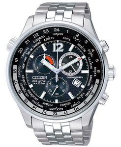 Citizen Eco-Drive Sports Chronograph Stainless Steel Men's Watch AT0367-51E