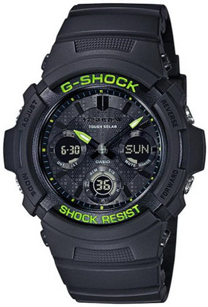 Casio G-Shock Basic Black Solar Power Men's Watch AWR-M100SDC-1A