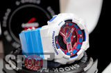 Casio G-Shock Blue and Red Big Face Men's Watch GA-110AC-7