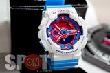 Casio G-Shock Blue and Red Big Face Men's Watch GA-110AC-7