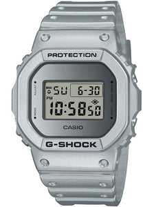 Casio G-Shock Retro Futuristic Metallic Silver Men's Watch DW-5600FF-8