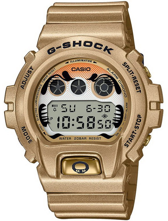 Casio G-Shock Gold Daruma Doll Black Eye Men's Watch DW-6900GDA-9