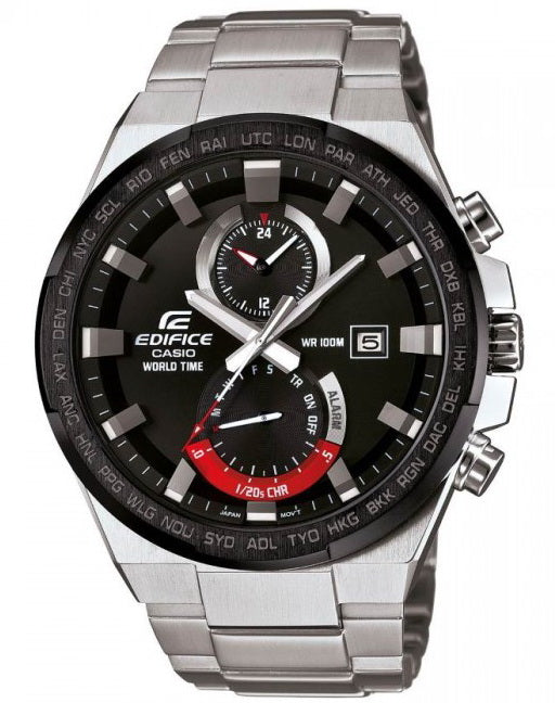 Casio Edifice Chronograph World Time Alarm Men's Watch EFR-542DB-1A