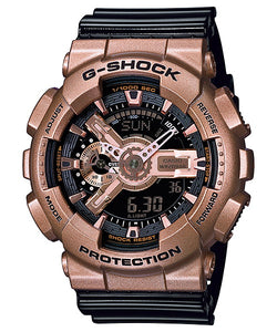 Casio G-Shock Black × Gold Big Case Men's Watch GA-110GD-9B2