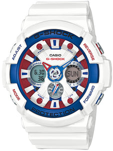 Casio G-Shock White Tricolor Series Men's Watch GA-201TR-7A