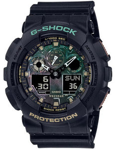 Casio G-Shock Rusted Iron Dial Analog-Digital Men's Watch GA-100RC-1A