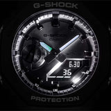 Casio G-Shock Black x Silver Carbon Core Analog Digital Men's Watch GA-2100SB-1A