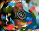 Casio G-Shock Carbon Core Bluetooth Solar Colorful Men's Watch GA-B2100FC-3A