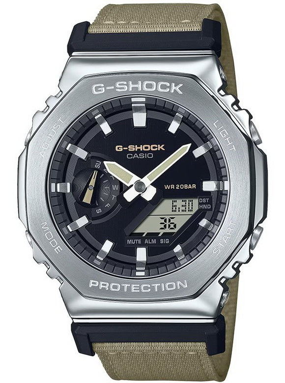 Casio G-Shock Octagonal Sophisticated Cloth Band Men's Watch GM-2100C-5A