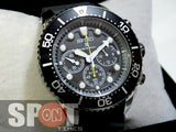 Seiko Prospex Solar Chronograph 200m Rubber Strap Men's Watch SSC021P1