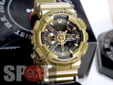 Casio G-Shock Black × Gold Big Case Men's Watch GA-110GD-9B