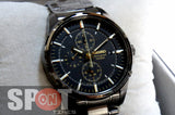 Seiko Chronograph WR100m Quartz Men's Watch SNAF07P1