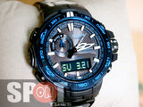 Casio ProTrek Atomic Solar Triple Sensor Black Titanium Watch PRW-6000SYT-1A