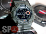 Casio G-Shock XL Ana Digi Matt Green Watch GD-100MS-3D