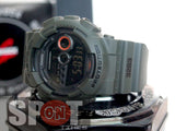 Casio G-Shock XL Ana Digi Matt Green Watch GD-100MS-3D