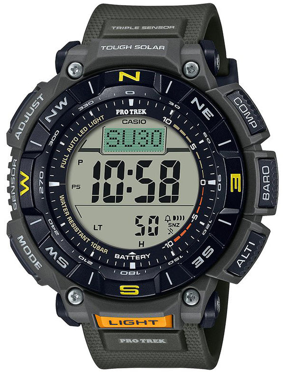 Casio ProTrek Outdoor Climber Compass Solar Men's Watch PRG-340-3