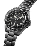 Seiko Prospex Solar Diver’s All Black Stainless Steel Men's Watch SNE599P1