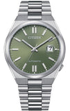 Citizen x Pantone Peaceful Green Automatic Stainless Steel Men's Watch NJ0158-89Z