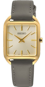 Seiko Simply Design Leather Strap Ladies Watch SWR090P1