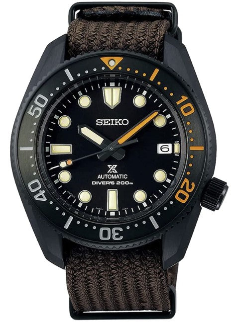 Seiko Prospex The Black Series Limited Nylon Strap Automatic Men's Watch SBDC153