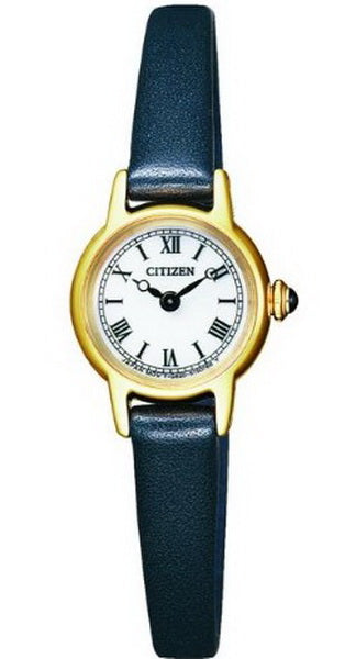 Citizen Eco-Drive Stainless Steel Leather Strap Ladies Watch EG2995-01A