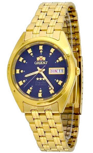 Orient 3 Star 21 Jewels Gold Tone Automatic Men's Watch FAB00001D9