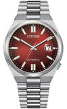 Citizen “TSUYOSA” Burgundy Dial Automatic Stainless Steel Men's Watch NJ0150-56W