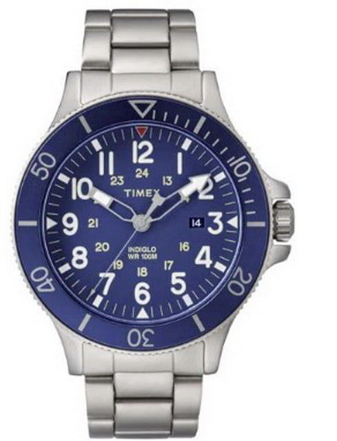 Timex Allied Coastline Blue Stainless Steel Men's Watch TW2R46000