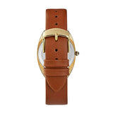 Timex Milano Golden Tone Leather Strap Ladies Watch TW2T89900